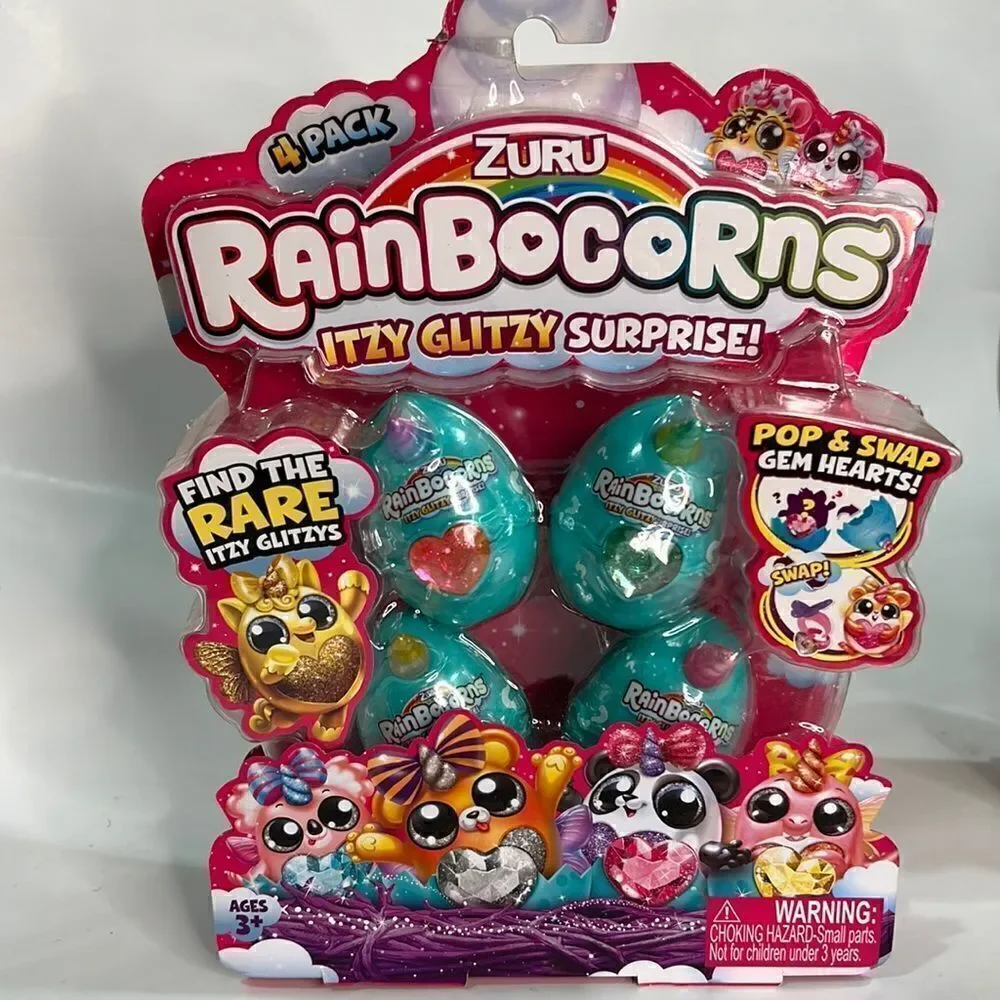Ziti Rainbocorns Itzy Glitzy Surprise! pack of 4. NIB